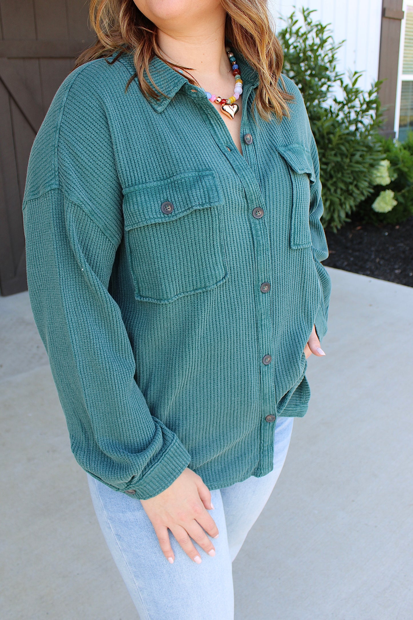 For the Story Green Top