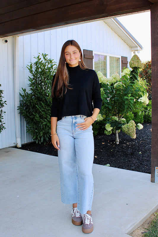 Aja Ortho Black Sweater