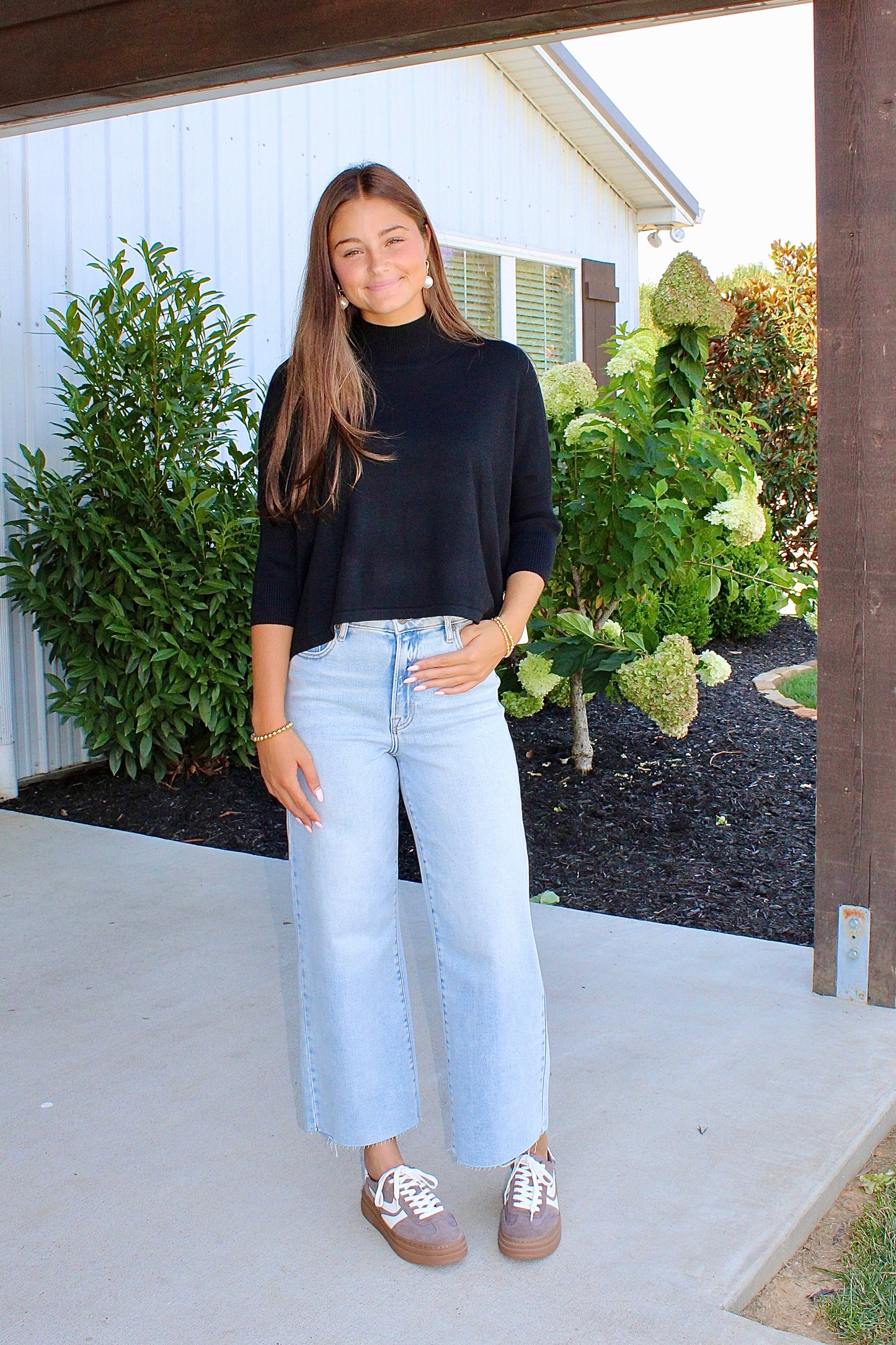 Aja Ortho Black Sweater