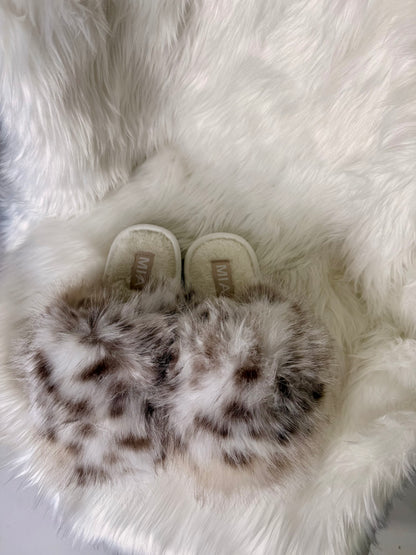 The Cupcake Snow Leopard Slipper