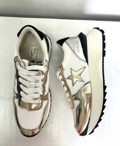 Major 23 Black/Silver/Gold Sneaker