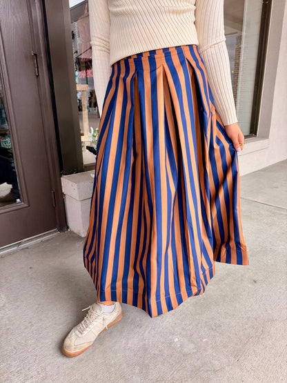 The Striped Elegance Skirt