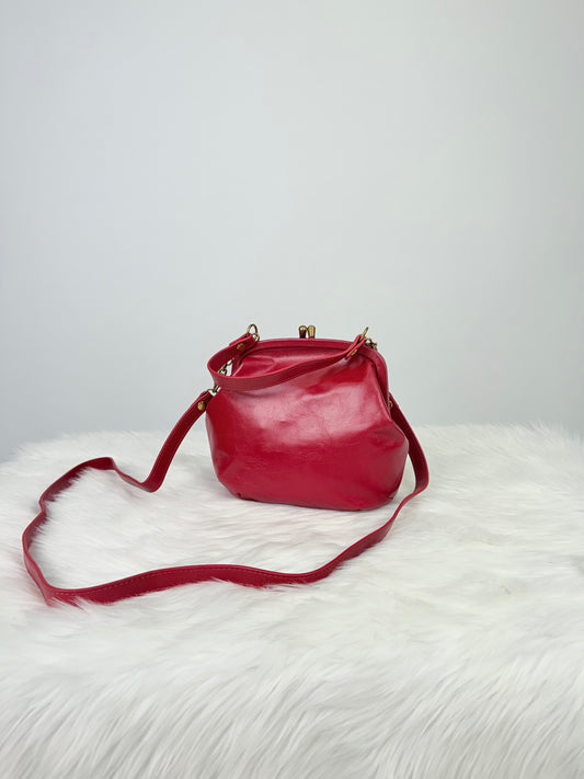 Alba Frame True Red Crossbody