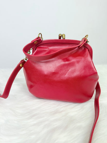 Alba Frame True Red Crossbody