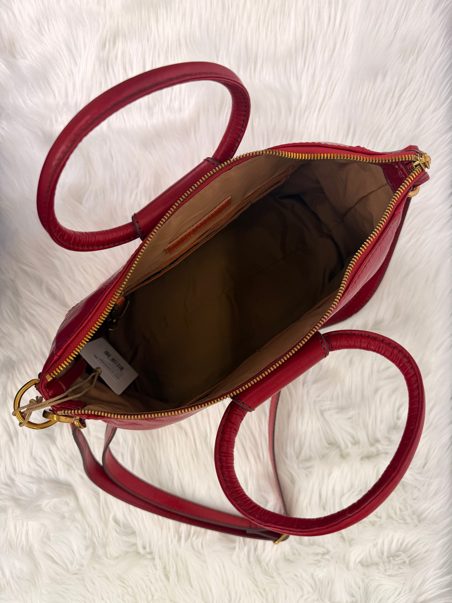 Sheila Medium True Red Satchel