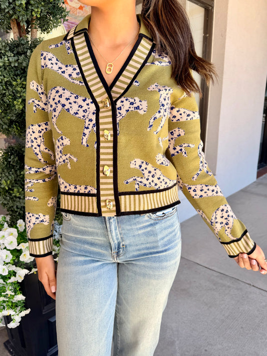 Cheetah Charm Cardigan