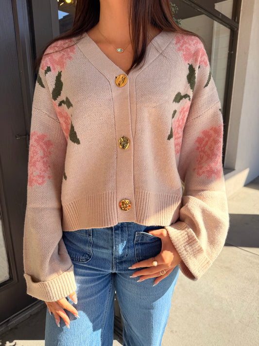 Pastel Petal Cardigan