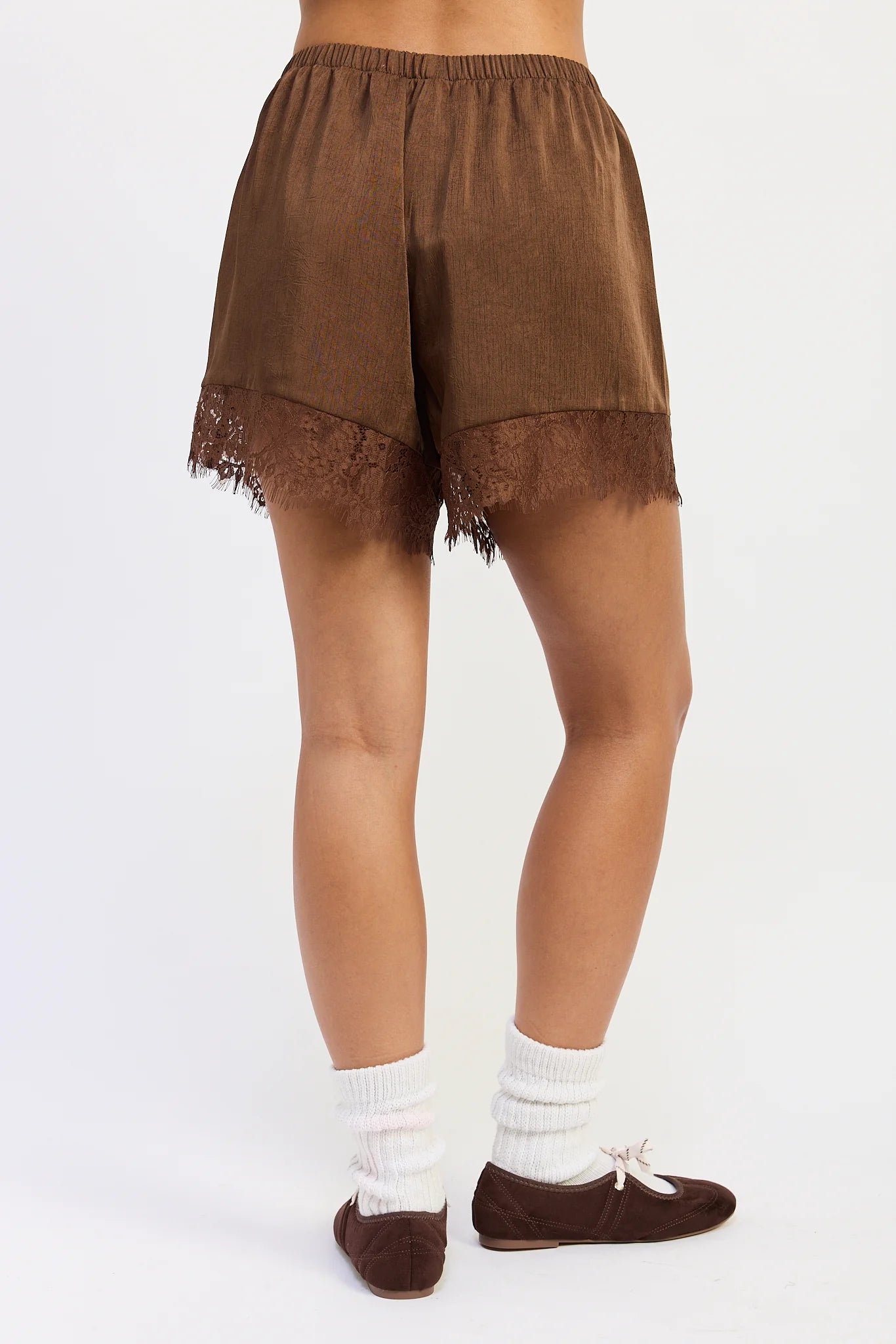 All For It Brown Shorts