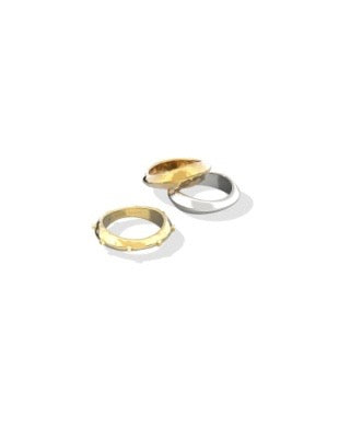 Oakland Ring Mixed Metal, Set of 3