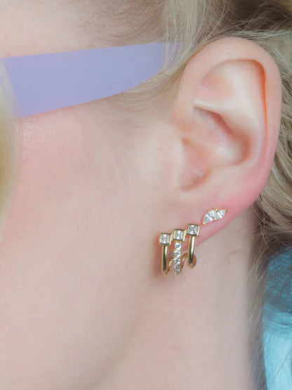 Isabelle Triple Stud Earring