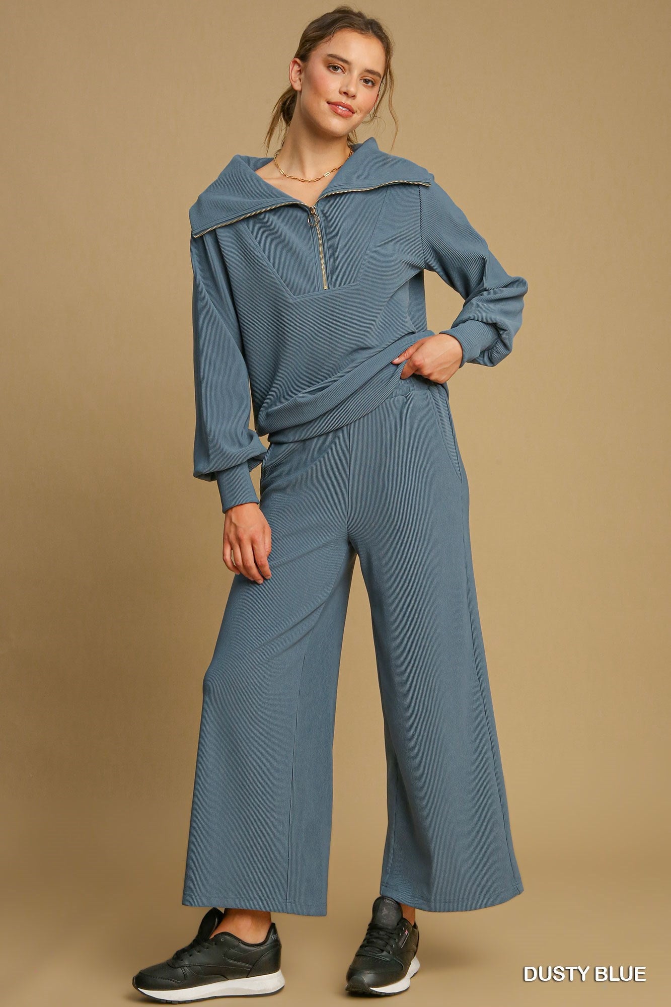 Effortless Chill Dusty Blue Set