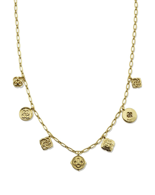 Dira Charm Gold Necklace