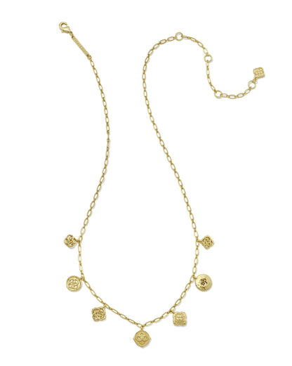 Dira Charm Gold Necklace