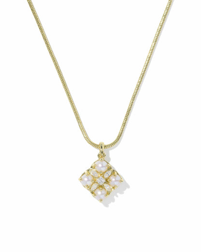 Dira Pearl Pendant Gold Necklace