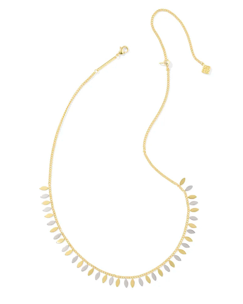 Kayla Mixed Metal Strand Necklace in Mixed Metal
