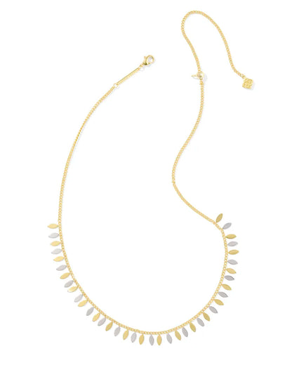Kayla Mixed Metal Strand Necklace in Mixed Metal