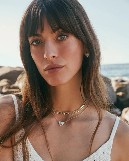 Kayla Mixed Metal Strand Necklace in Mixed Metal