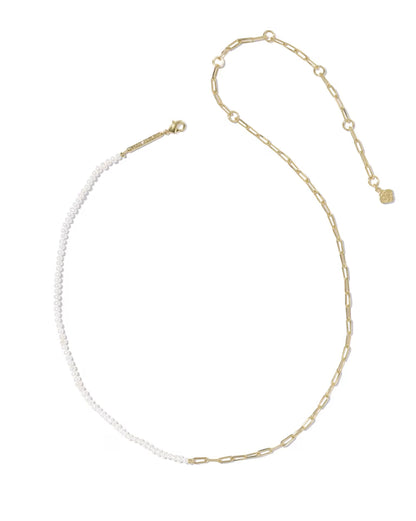 Markie Gold Half Chain Necklace
