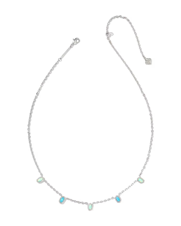 Mini Elisa Silver Strand Necklace