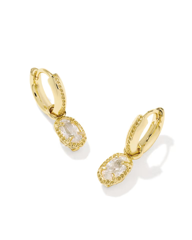 Mini Ellie Luxe Gold Huggie Earrings