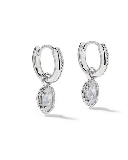 Mini Ellie Luxe Silver Huggie Earrings