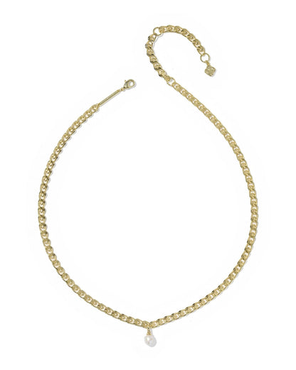 Oakland Pearl Chain Necklace with Freshwater Pearl