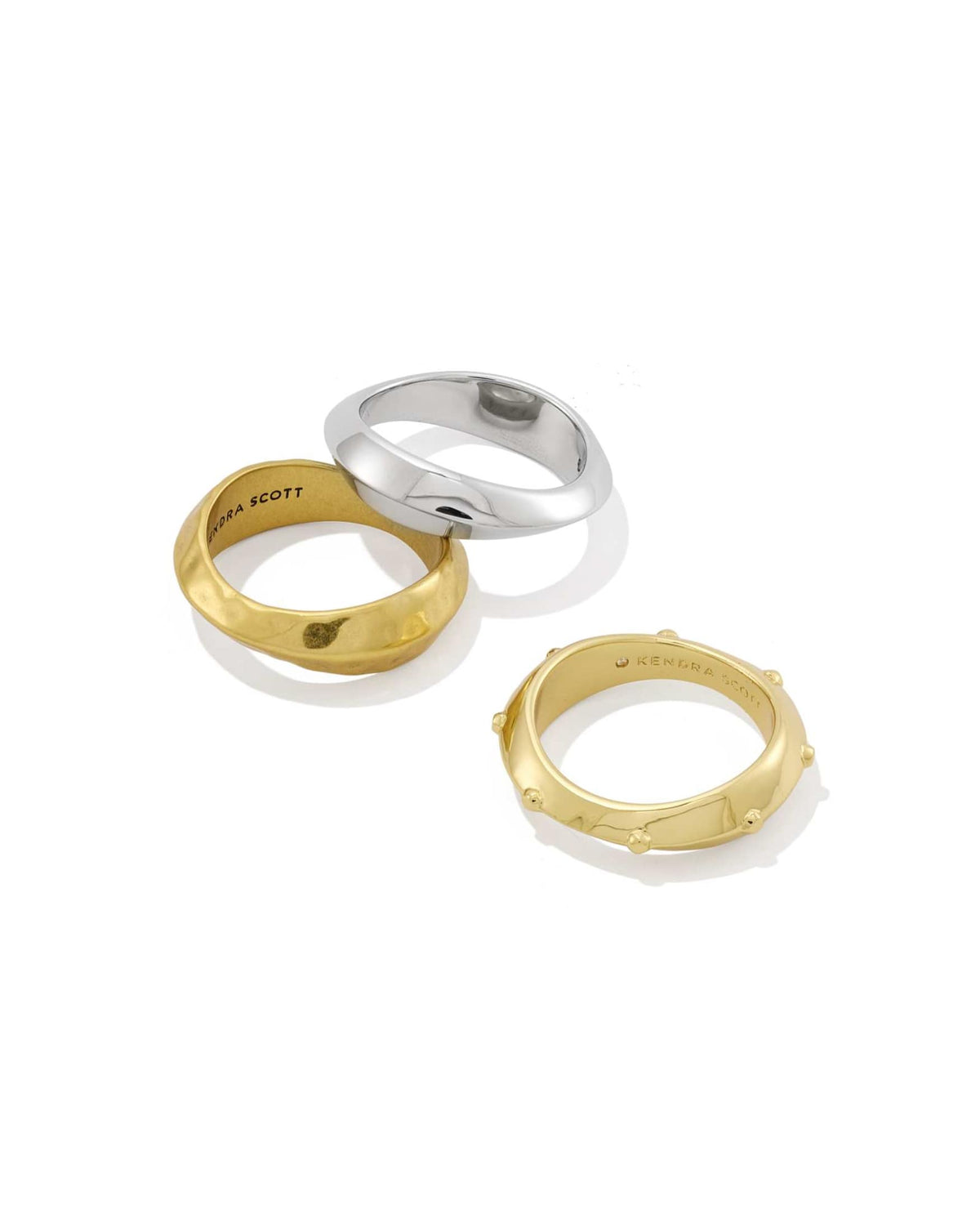 Oakland Ring Mixed Metal, Set of 3