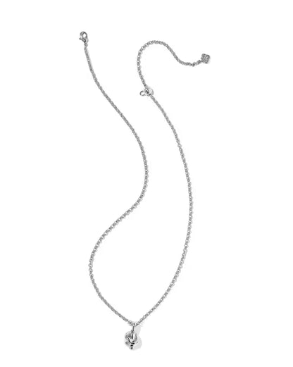 Parker Knot Silver Short Pendant Necklace