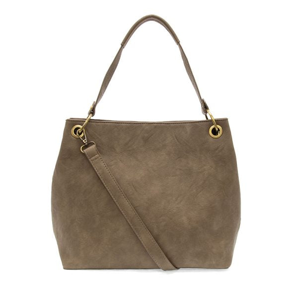 Jem Dark Taupe Bucket Shoulder Bag