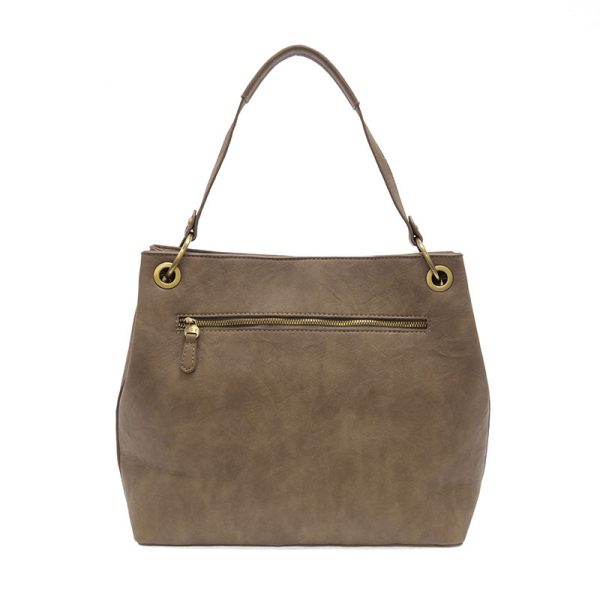 Jem Dark Taupe Bucket Shoulder Bag