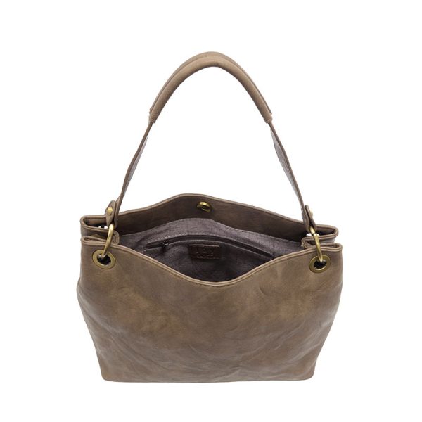 Jem Dark Taupe Bucket Shoulder Bag