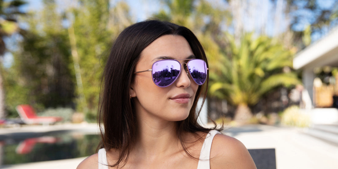 A Series Lilac Lacey  Polarized Sunglasses