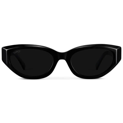 Loreta Black / Triple Black Lens Polarized Sunglasses