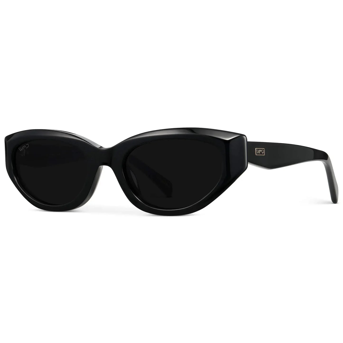 Loreta Black / Triple Black Lens Polarized Sunglasses