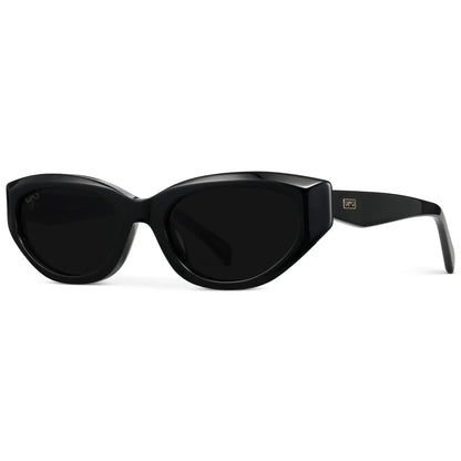 Loreta Black / Triple Black Lens Polarized Sunglasses