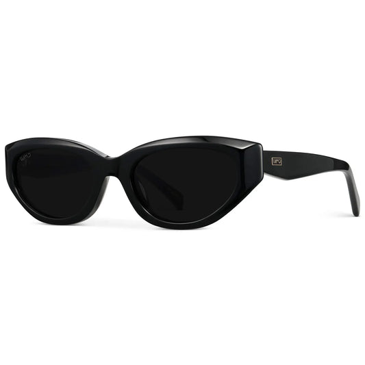 Loreta Black / Triple Black Lens Polarized Sunglasses
