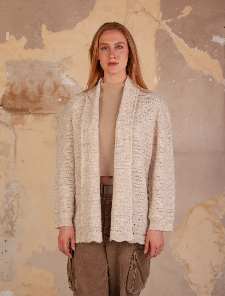 Romana Oatmeal Cardigan