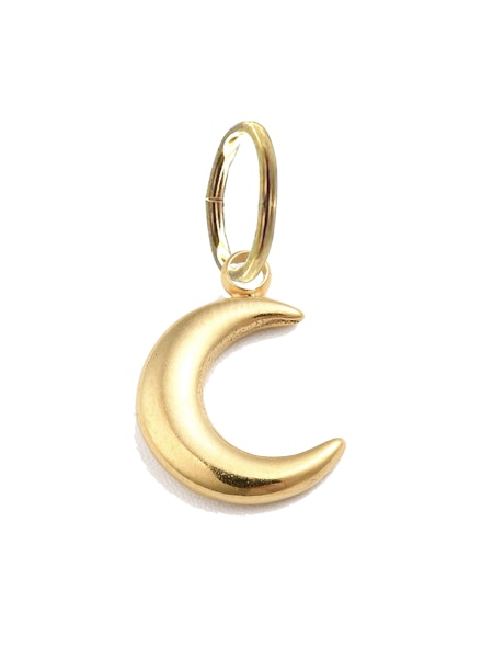 Bubble Moon Gold Charm