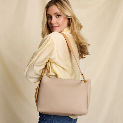 Rayna Warm Adobe Shoulder Handbag