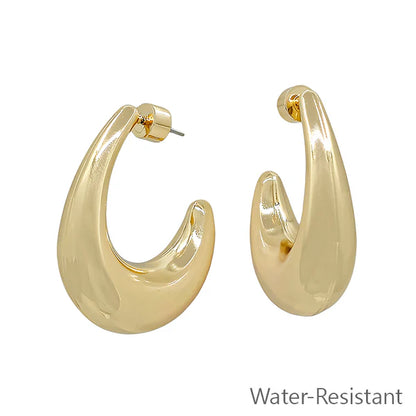 A Little Obsessed Gold Hoop Earrings