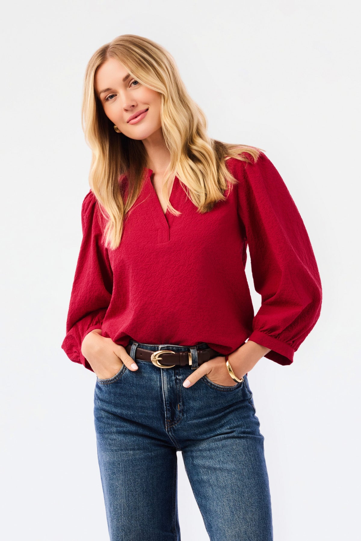 Tamryn Top in Cranberry/Pink