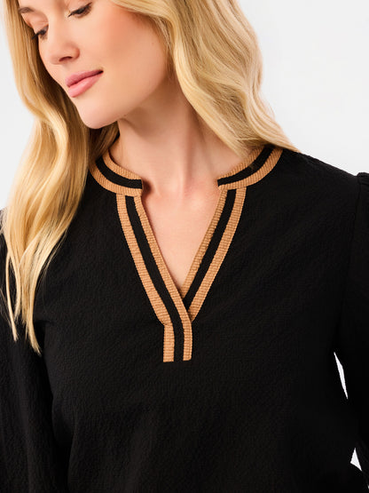 Tamryn Top in Black/Tan