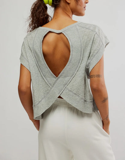 My Time Heather Grey Tee
