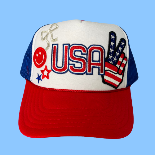 Peace USA Patch Cap – Ribbon Chix