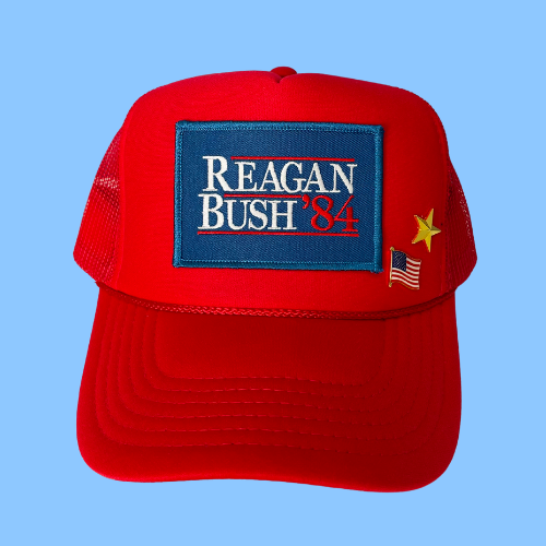 Reagan Bush '84 Patch Cap