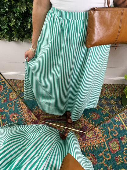 Peace of Mind Green Skirt
