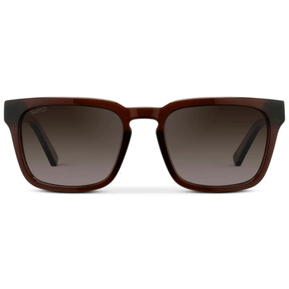 Maverick Burnt Cedar Brown / Brown Gradient Lens Polarized Sunglasses