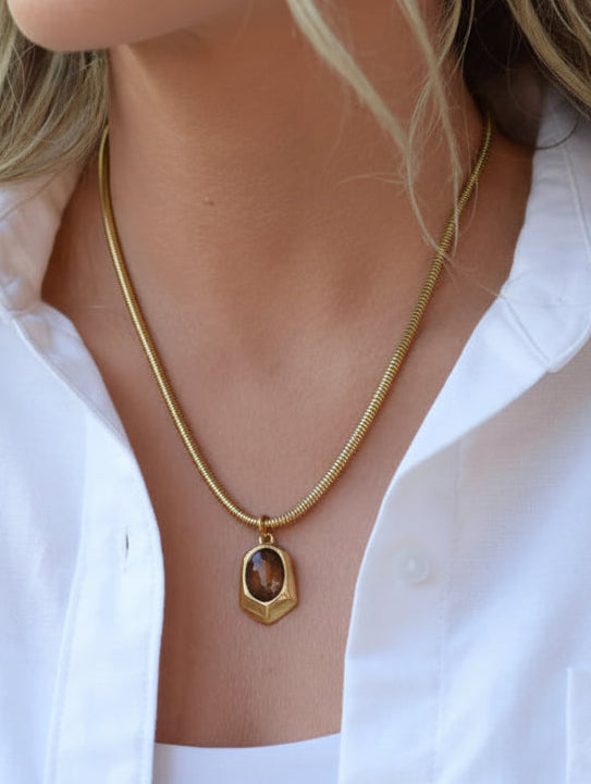 Rock My World Necklace