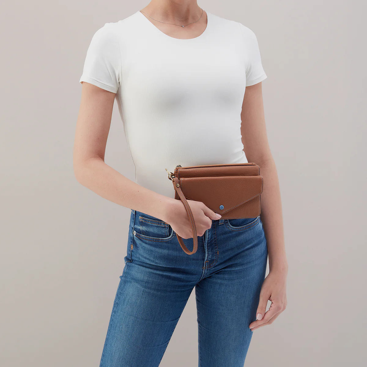 Goldie Brown Sugar Wristlet