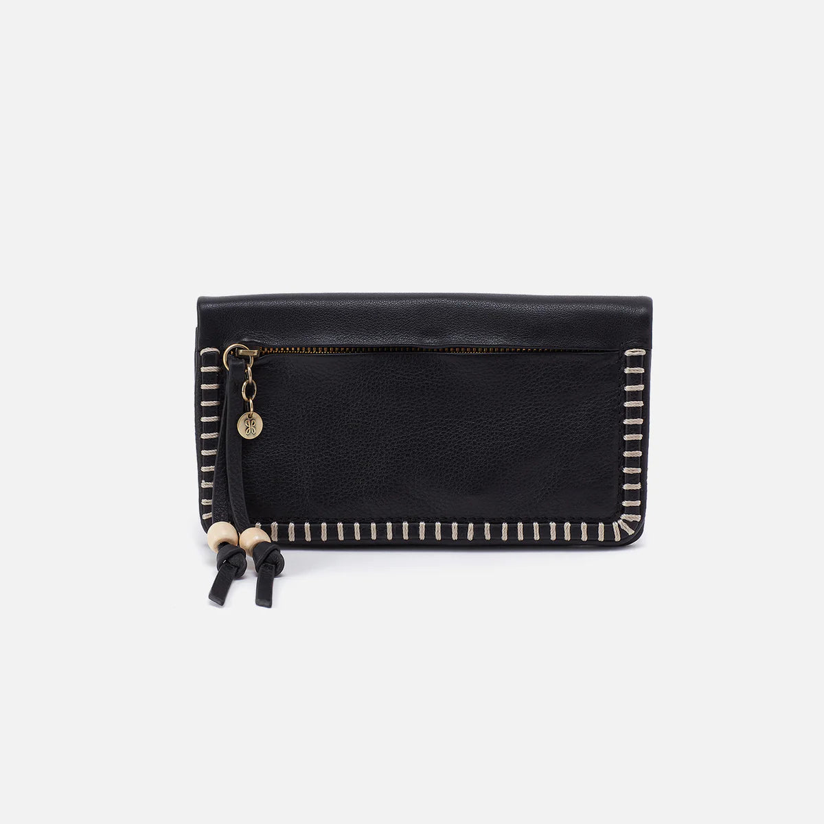 Lumen in Cloud Black Continental Wallet